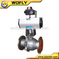 pneumatic steam control ball valve